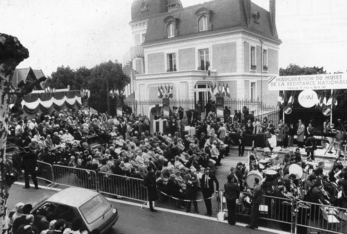 Inauguration du musée de la Résistance de Champigny-sur-Marne, le 11 mai 1985. 