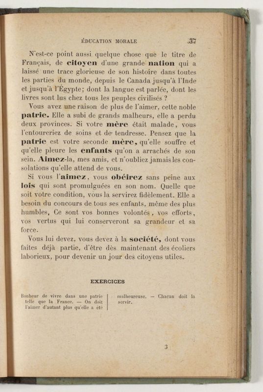 Alfred Mézières (1826-1915). Éducation morale et instruction civique à l'usage des écoles primaires. Charles Delagrave, Paris. Ouvrage. In-12. 1887. AD94, 1 J 1301