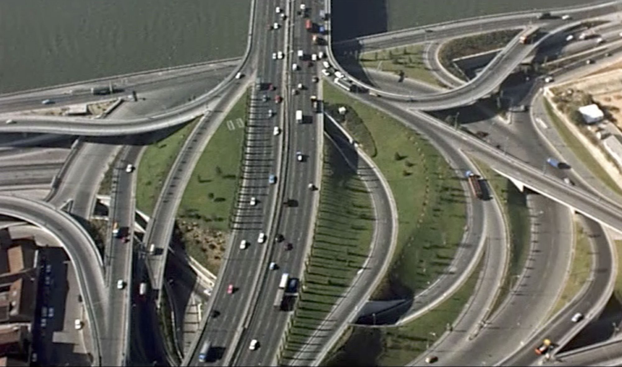 Circulation routière dans les années 1970.